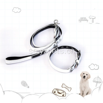 Partihandel PU Custom Logo Pet Hundhalsband